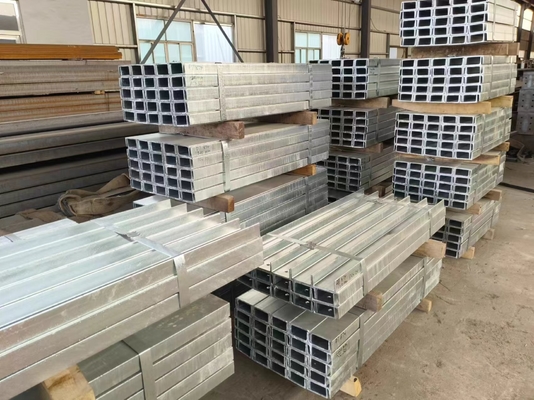 OEM เหล็กหมุนร้อนเหล็กกระดาษ C Section 150x75x18 PFC