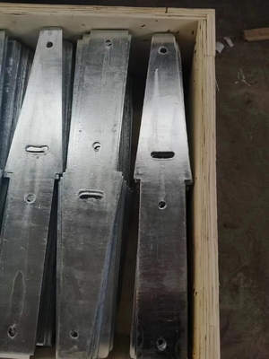ODM สแตนเลสเหล็กเหล็กคอนกรีต Sleeper Fence Bracket สําหรับรถไฟ