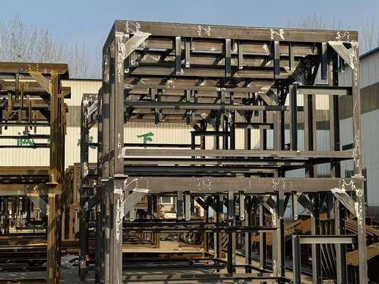 โครงสร้างการสนับสนุนตู้ไฟฟ้าเหล็ก สําหรับฐานหอคอยลม