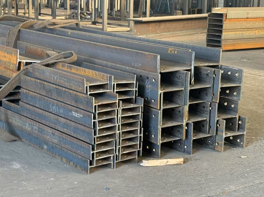 ความละเอียดที่ทนทานผลิต H Steel ขนาดที่กําหนดเองสําหรับโครงสร้างภายนอก