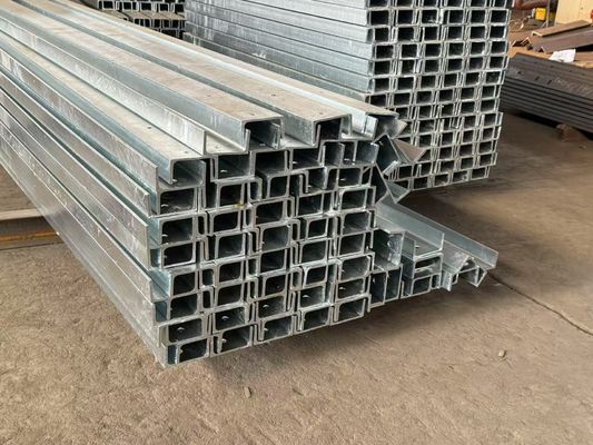 ทนทานเหล็กแกลวน C Channel สําหรับอุตสาหกรรม