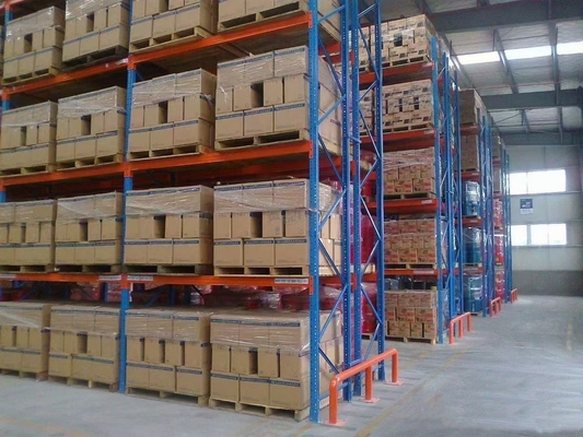 ระบบการป้องกันการกัดกร่อนแบบ Double Deep Pallet Racking System สําหรับการจัดเก็บภาระภาระหนัก
